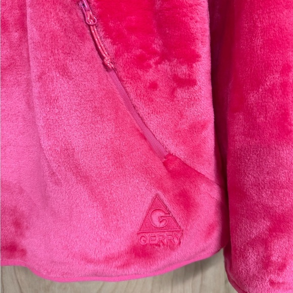Gerry Hoodie Womens Large Pink Fleece Regular Long Sleeve Pockets Front Pullover - Picture 2 of 7